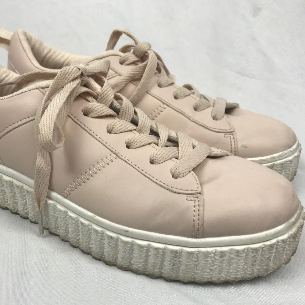 Womens Atmostphere Platform Lace-Up Sneakers 8
